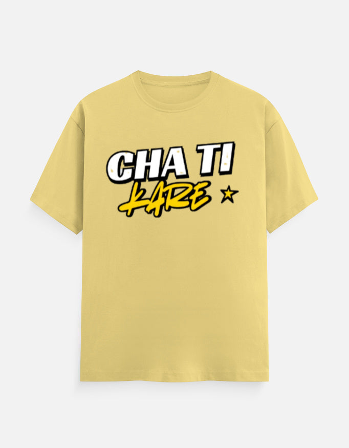 Cha Ti Kare Sindhi Graphic Printed T-shirt - Mannash Boutique