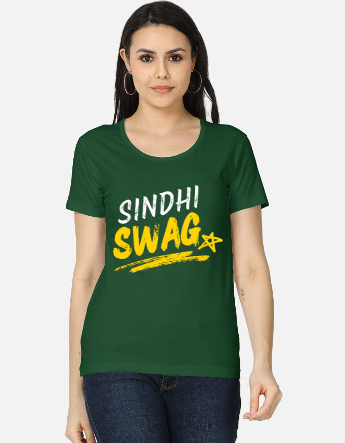 Sindhi Swag Girls Attitude Graphic Printed T-shirt for Women - Mannash Boutique