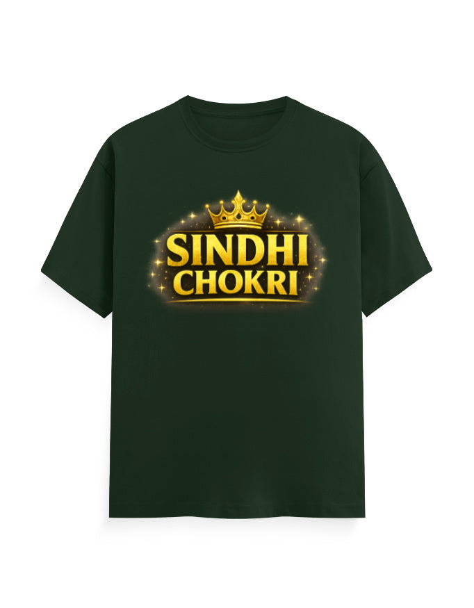 Sindhi Chokri Graphic Printed T-shirt for Women - Mannash Boutique