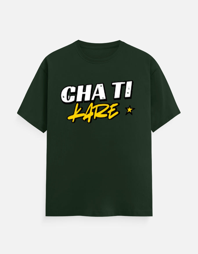 Cha Ti Kare Sindhi Graphic Printed T-shirt - Mannash Boutique