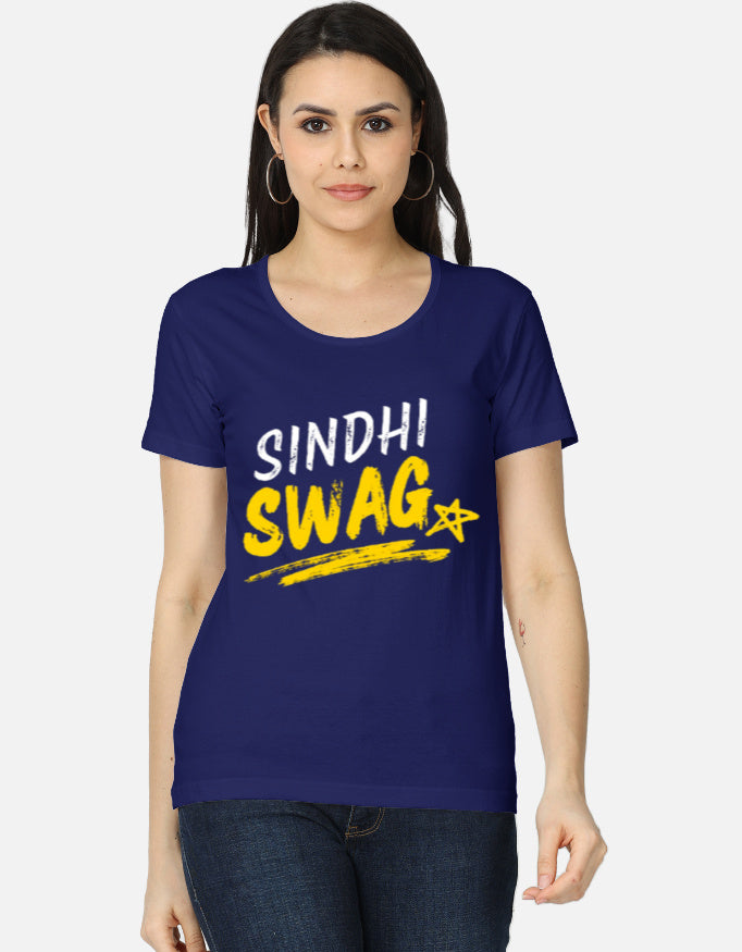 Sindhi Swag Girls Attitude Graphic Printed T-shirt for Women - Mannash Boutique