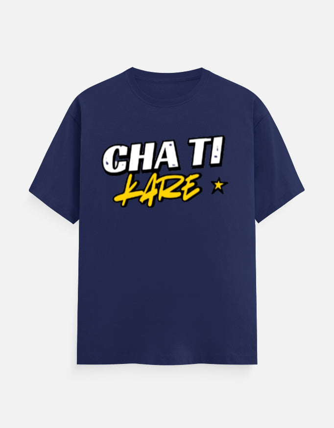 Cha Ti Kare Sindhi Graphic Printed T-shirt - Mannash Boutique